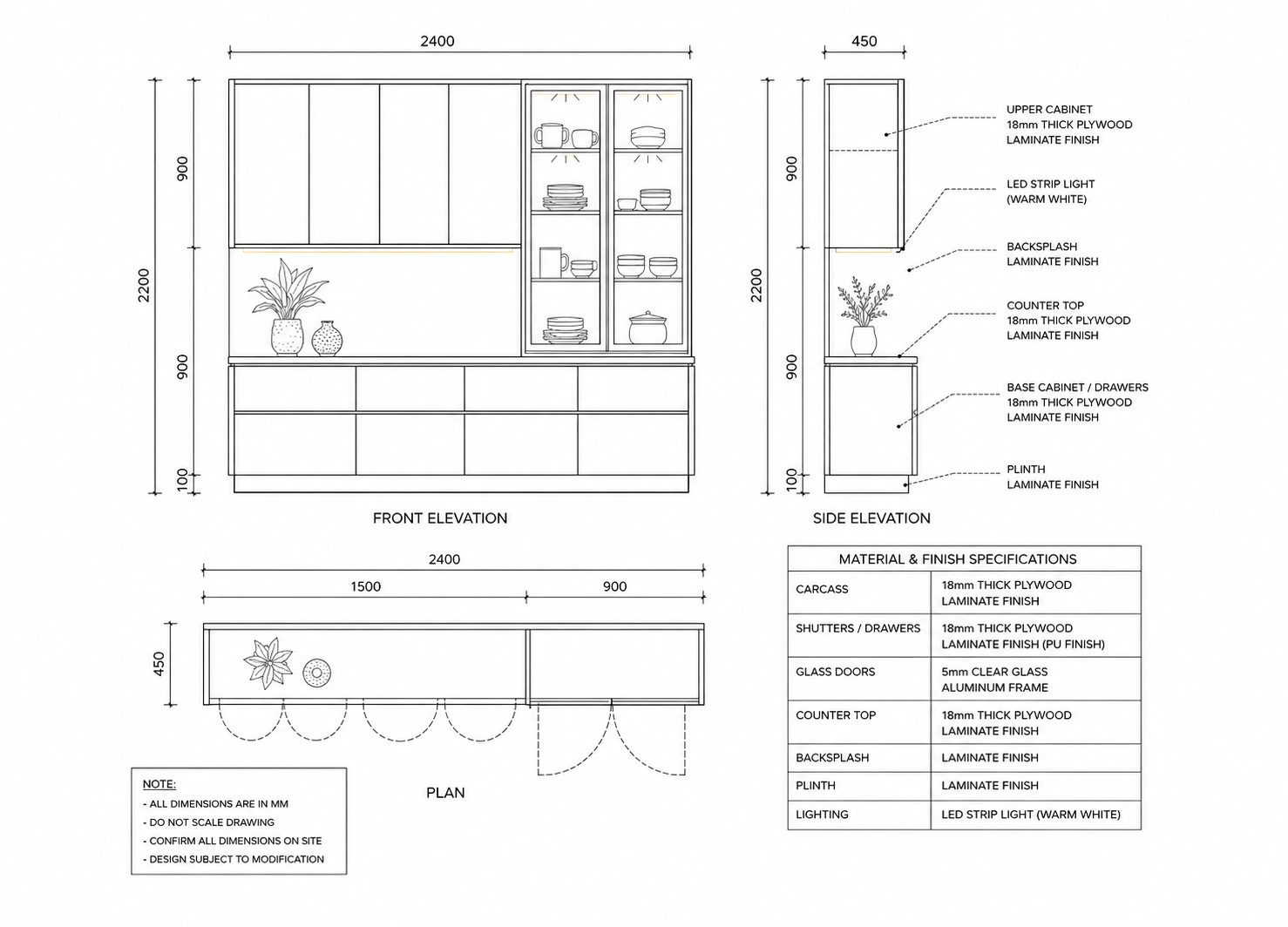 Crockery Unit