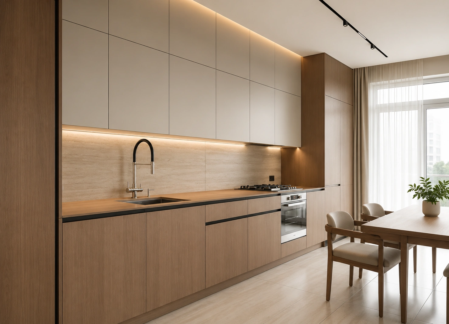 Linear Kitchen